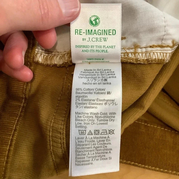 J CREW Mid Rise Corduroy Pant Size 32 - Picture 9 of 12